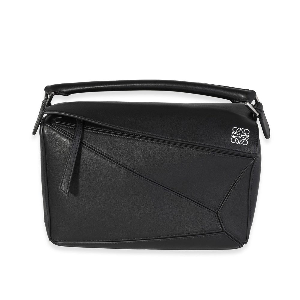 Loewe Black Calfskin Medium Puzzle Bag